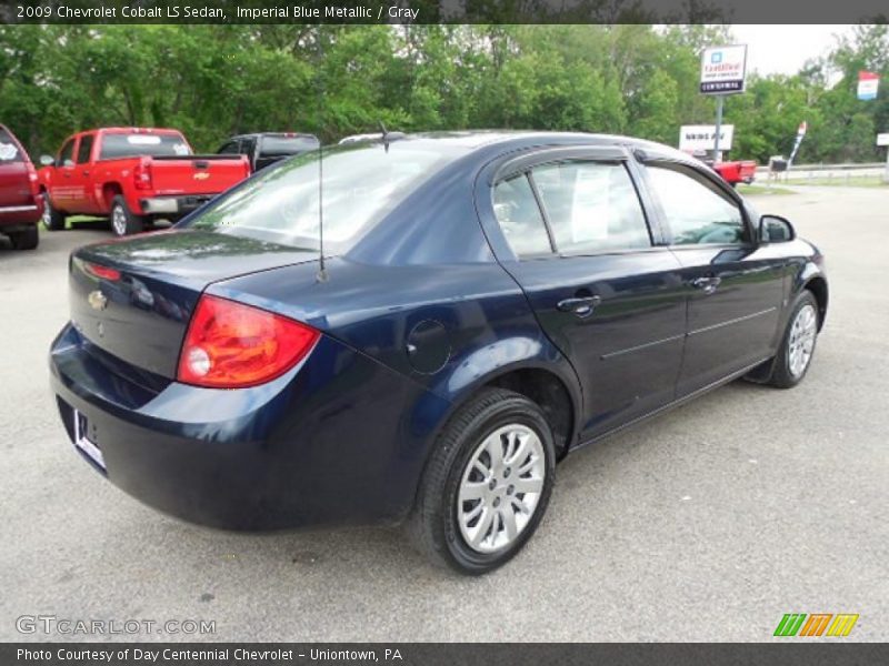Imperial Blue Metallic / Gray 2009 Chevrolet Cobalt LS Sedan