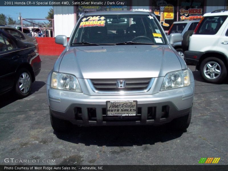 Satin Silver Metallic / Dark Gray 2001 Honda CR-V Special Edition 4WD