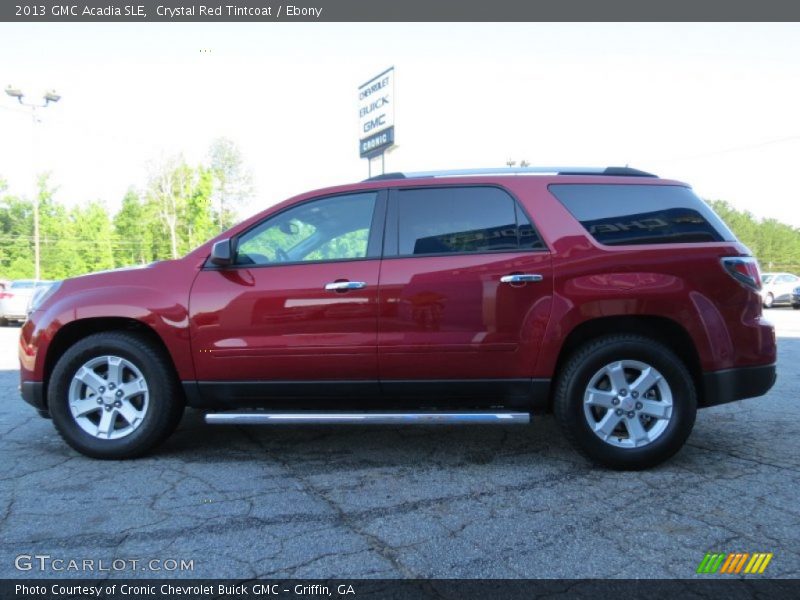 Crystal Red Tintcoat / Ebony 2013 GMC Acadia SLE