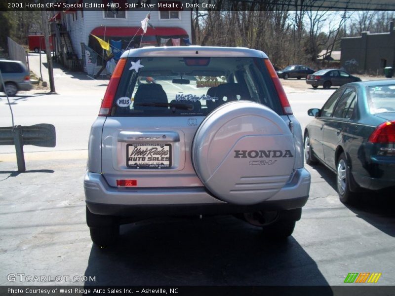 Satin Silver Metallic / Dark Gray 2001 Honda CR-V Special Edition 4WD