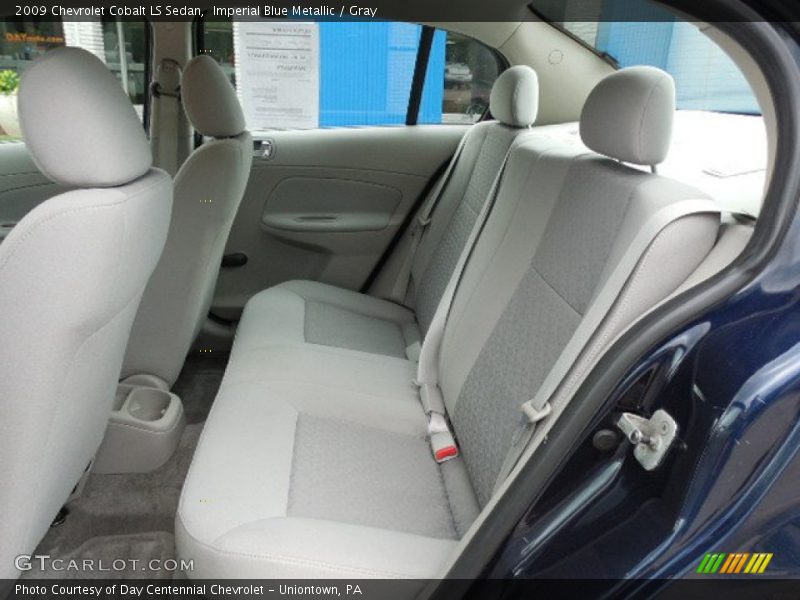 Imperial Blue Metallic / Gray 2009 Chevrolet Cobalt LS Sedan