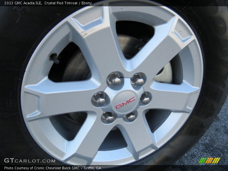 Crystal Red Tintcoat / Ebony 2013 GMC Acadia SLE
