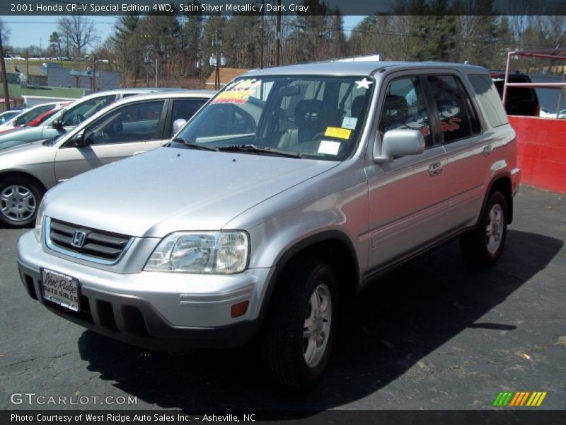 Satin Silver Metallic / Dark Gray 2001 Honda CR-V Special Edition 4WD