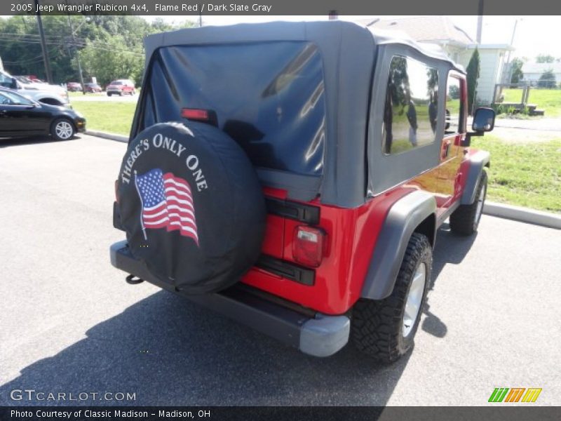 Flame Red / Dark Slate Gray 2005 Jeep Wrangler Rubicon 4x4