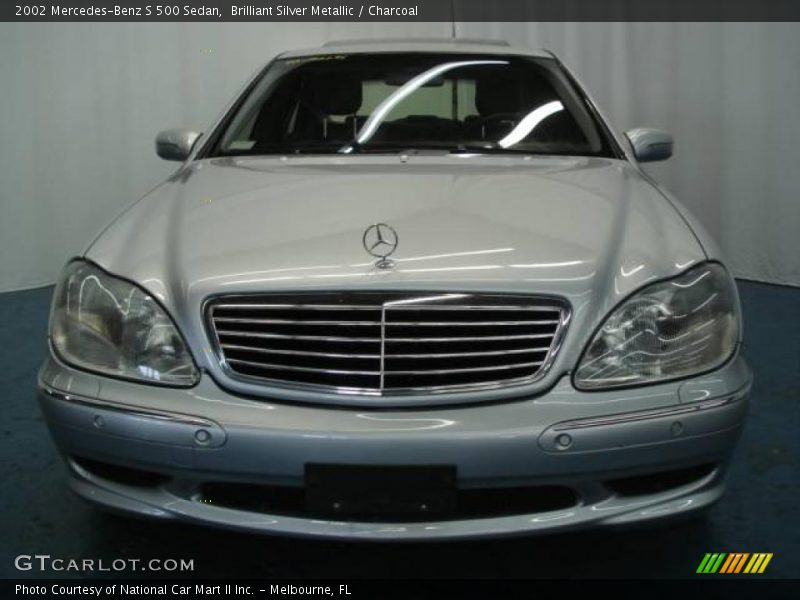 Brilliant Silver Metallic / Charcoal 2002 Mercedes-Benz S 500 Sedan