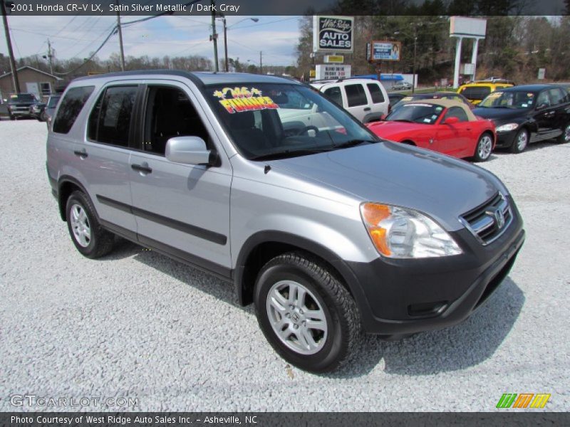 Satin Silver Metallic / Dark Gray 2001 Honda CR-V LX