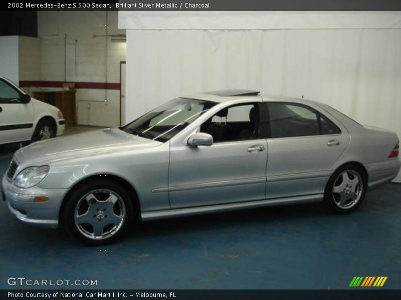 Brilliant Silver Metallic / Charcoal 2002 Mercedes-Benz S 500 Sedan