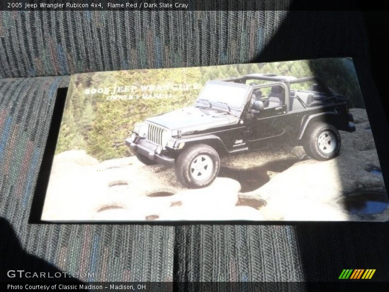 Flame Red / Dark Slate Gray 2005 Jeep Wrangler Rubicon 4x4
