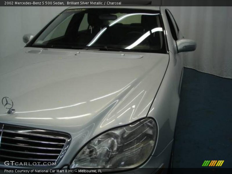 Brilliant Silver Metallic / Charcoal 2002 Mercedes-Benz S 500 Sedan