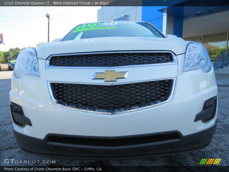 White Diamond Tricoat / Jet Black 2013 Chevrolet Equinox LT