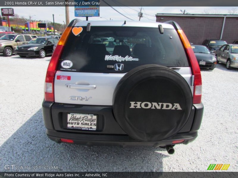 Satin Silver Metallic / Dark Gray 2001 Honda CR-V LX