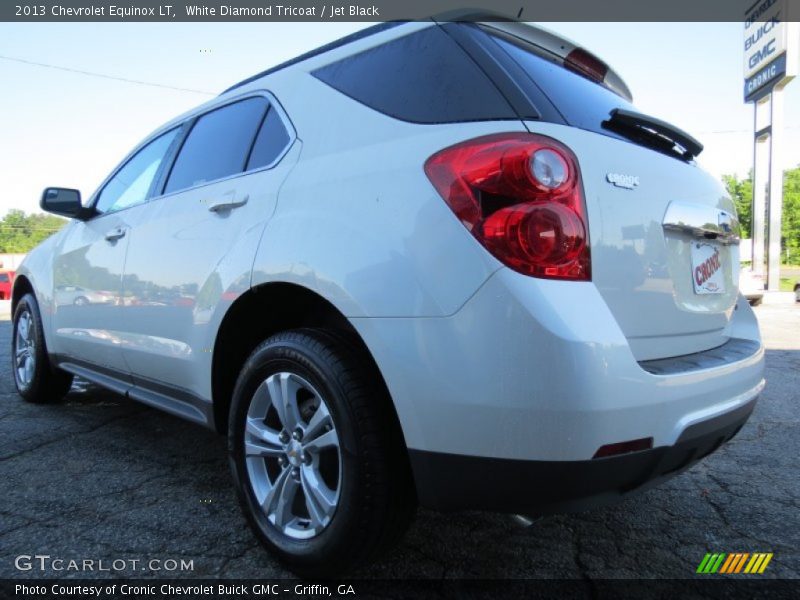 White Diamond Tricoat / Jet Black 2013 Chevrolet Equinox LT