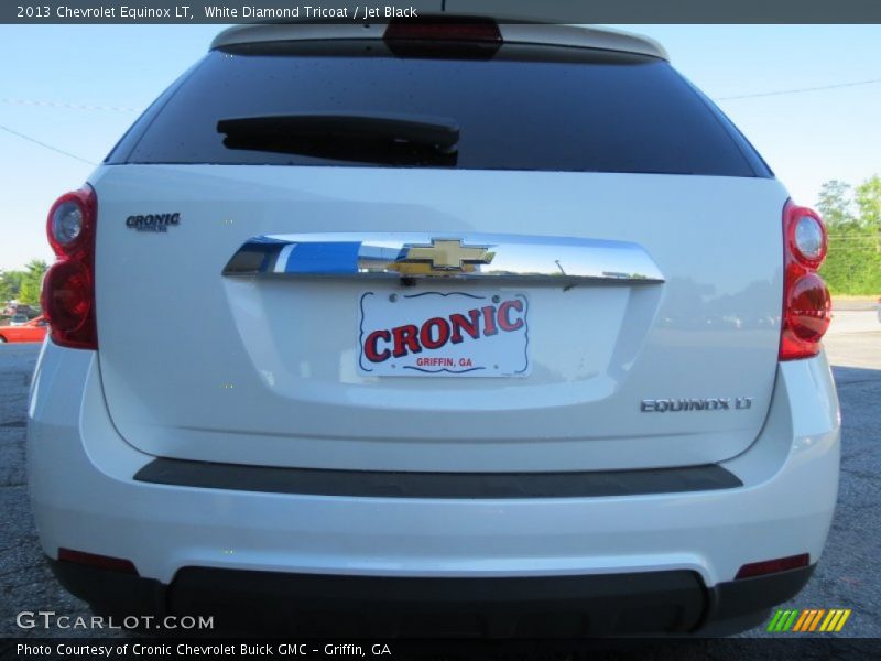 White Diamond Tricoat / Jet Black 2013 Chevrolet Equinox LT