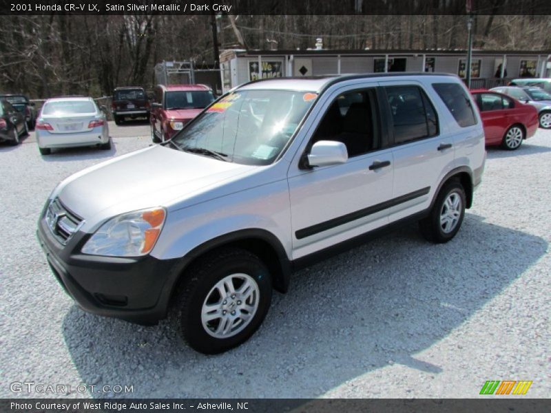 Satin Silver Metallic / Dark Gray 2001 Honda CR-V LX
