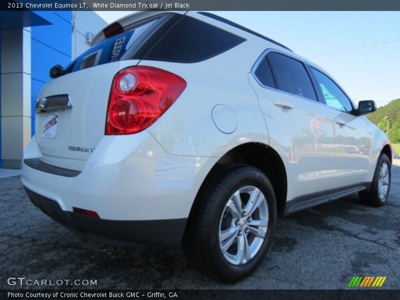 White Diamond Tricoat / Jet Black 2013 Chevrolet Equinox LT