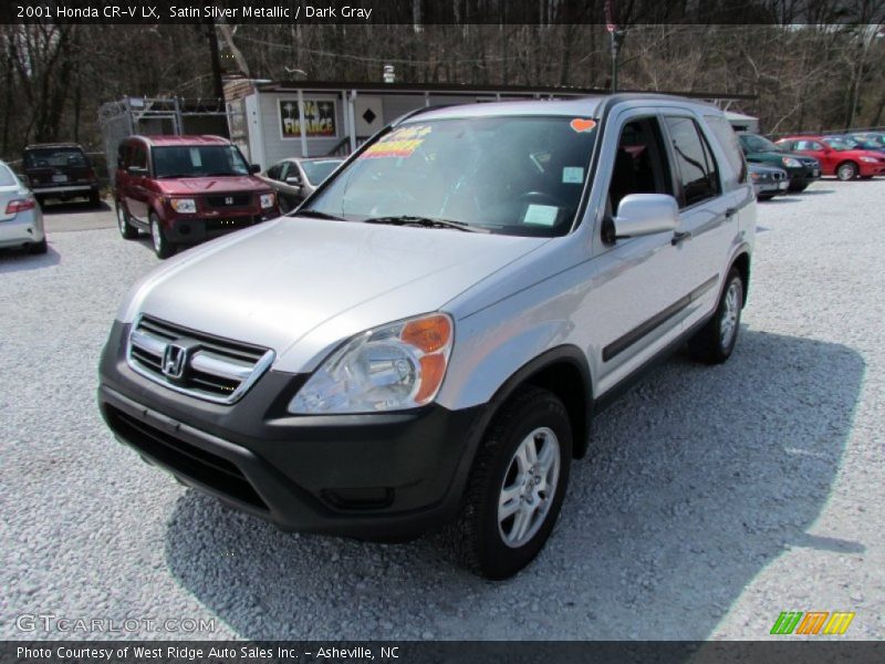 Satin Silver Metallic / Dark Gray 2001 Honda CR-V LX