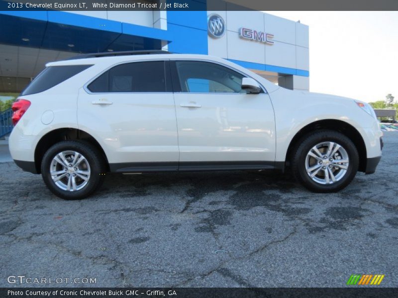 White Diamond Tricoat / Jet Black 2013 Chevrolet Equinox LT