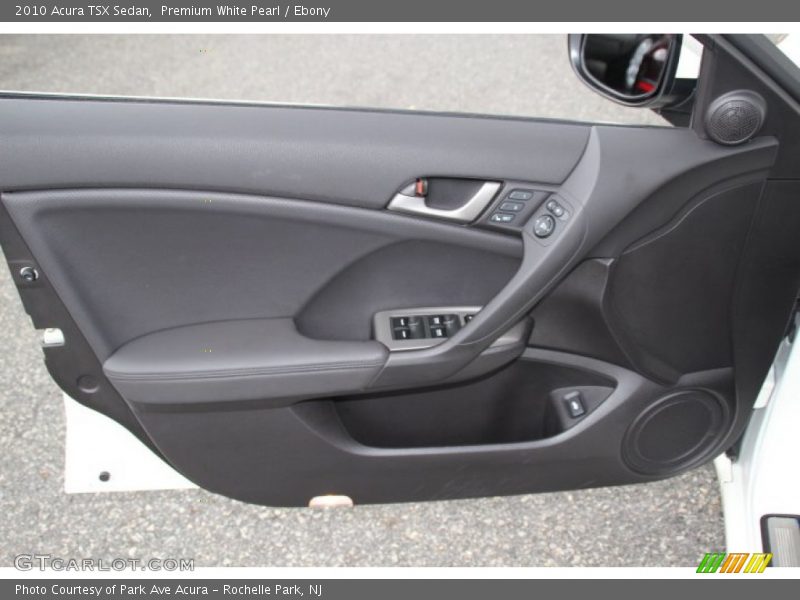 Premium White Pearl / Ebony 2010 Acura TSX Sedan