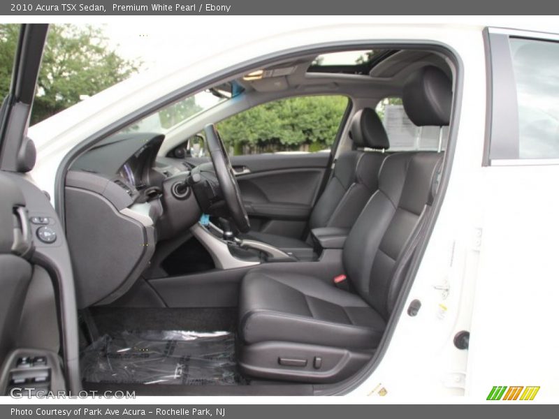 Premium White Pearl / Ebony 2010 Acura TSX Sedan