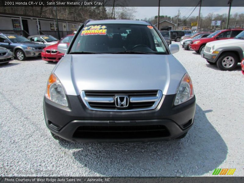 Satin Silver Metallic / Dark Gray 2001 Honda CR-V LX