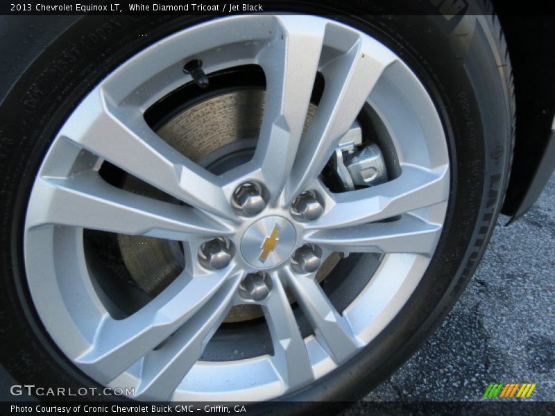 White Diamond Tricoat / Jet Black 2013 Chevrolet Equinox LT