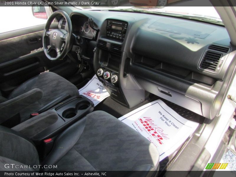Satin Silver Metallic / Dark Gray 2001 Honda CR-V LX