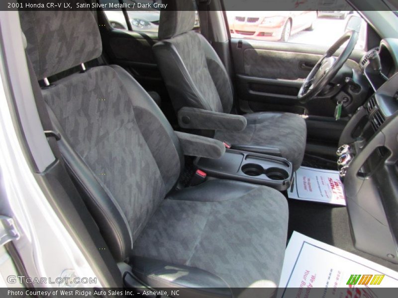 Satin Silver Metallic / Dark Gray 2001 Honda CR-V LX