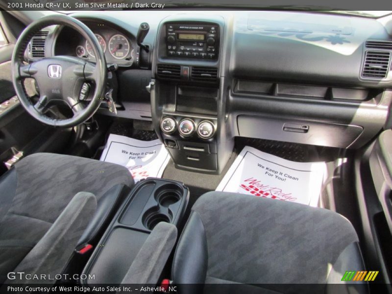 Satin Silver Metallic / Dark Gray 2001 Honda CR-V LX