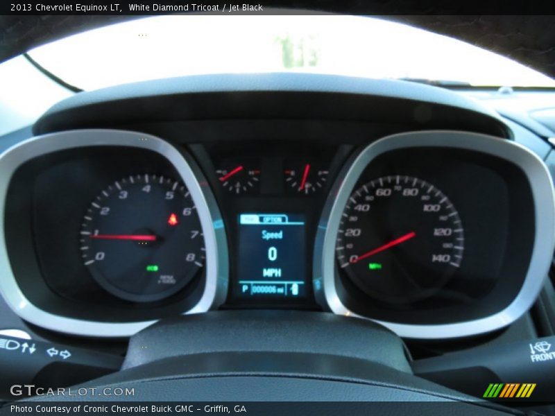 White Diamond Tricoat / Jet Black 2013 Chevrolet Equinox LT