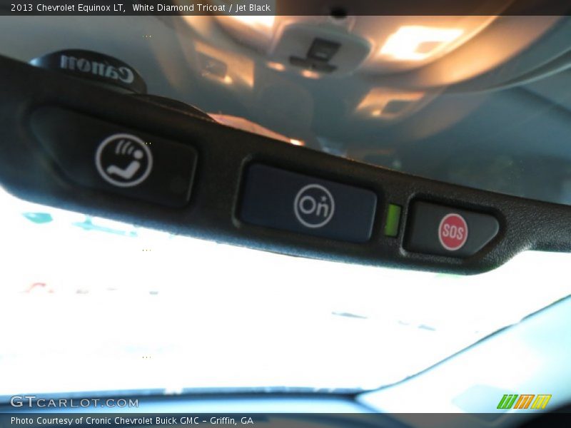 White Diamond Tricoat / Jet Black 2013 Chevrolet Equinox LT