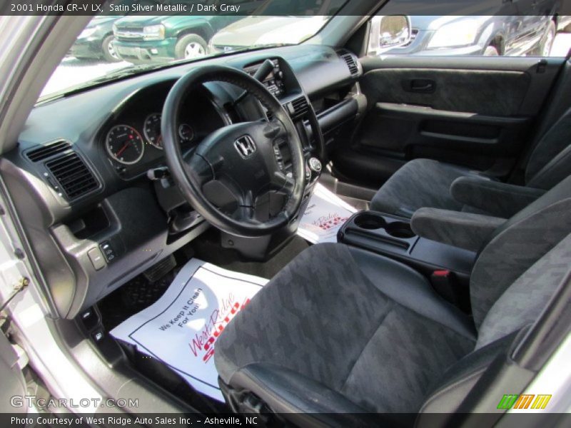 Satin Silver Metallic / Dark Gray 2001 Honda CR-V LX