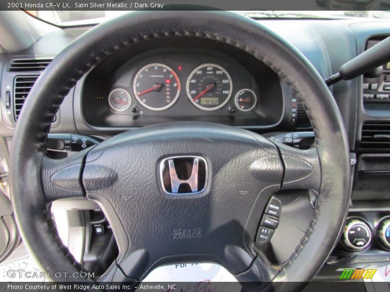 Satin Silver Metallic / Dark Gray 2001 Honda CR-V LX