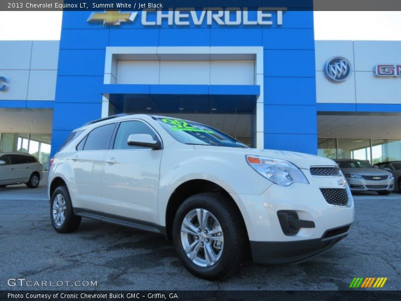 Summit White / Jet Black 2013 Chevrolet Equinox LT