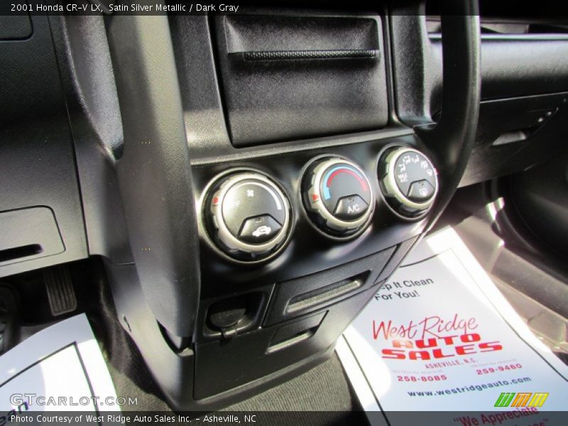 Satin Silver Metallic / Dark Gray 2001 Honda CR-V LX