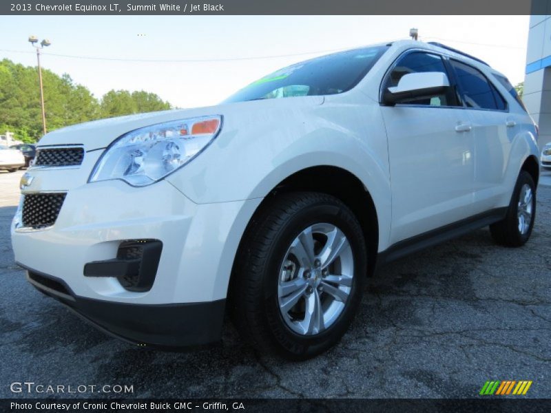 Summit White / Jet Black 2013 Chevrolet Equinox LT