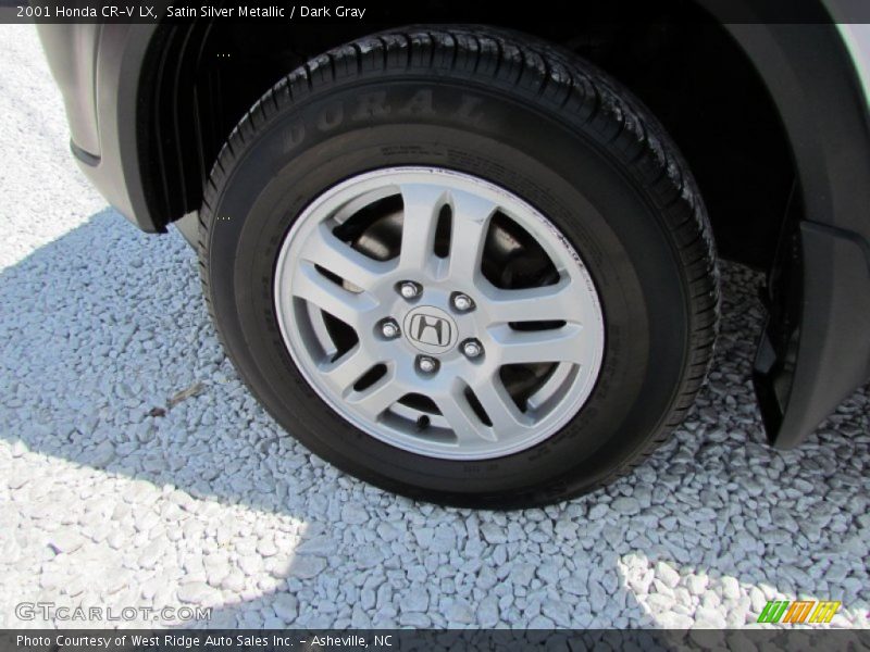Satin Silver Metallic / Dark Gray 2001 Honda CR-V LX