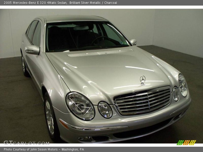 Brilliant Silver Metallic / Charcoal 2005 Mercedes-Benz E 320 4Matic Sedan