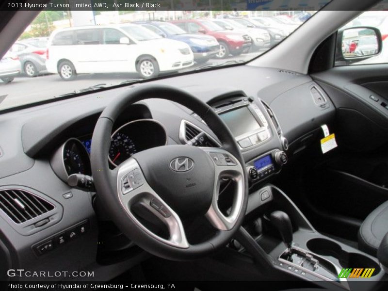 Ash Black / Black 2013 Hyundai Tucson Limited AWD