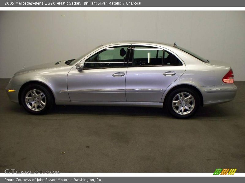 Brilliant Silver Metallic / Charcoal 2005 Mercedes-Benz E 320 4Matic Sedan