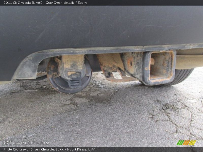 Gray Green Metallic / Ebony 2011 GMC Acadia SL AWD