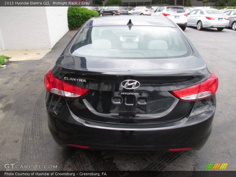 Midnight Black / Gray 2013 Hyundai Elantra GLS