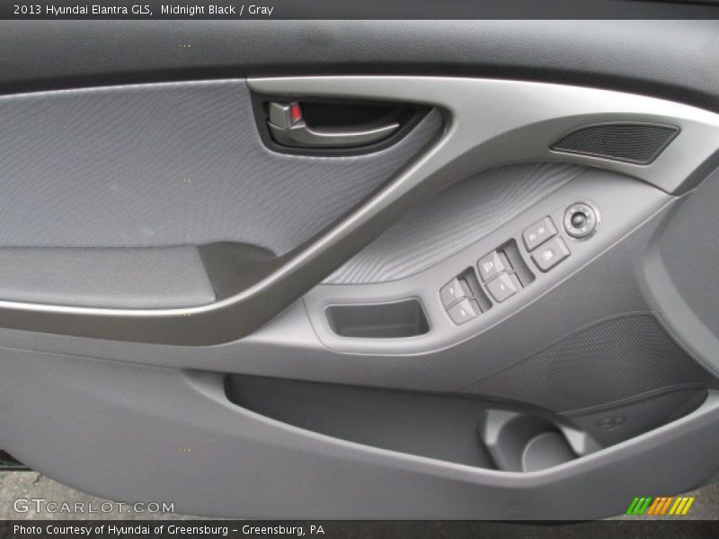 Midnight Black / Gray 2013 Hyundai Elantra GLS