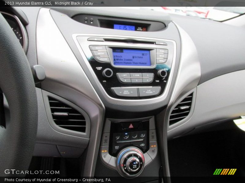 Midnight Black / Gray 2013 Hyundai Elantra GLS