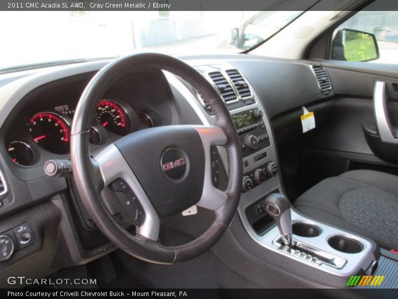 Dashboard of 2011 Acadia SL AWD