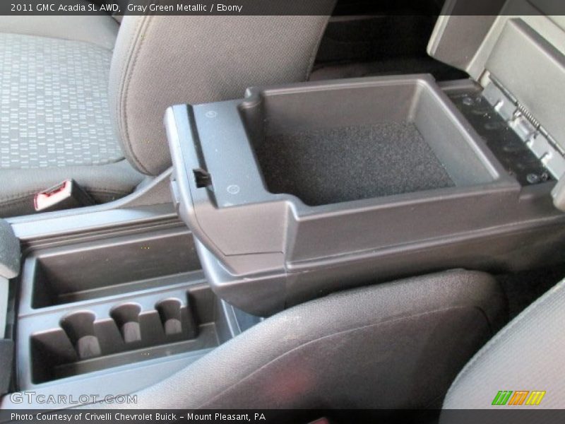 Gray Green Metallic / Ebony 2011 GMC Acadia SL AWD