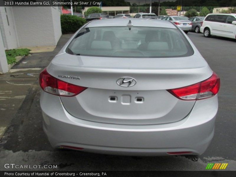 Shimmering Air Silver / Gray 2013 Hyundai Elantra GLS