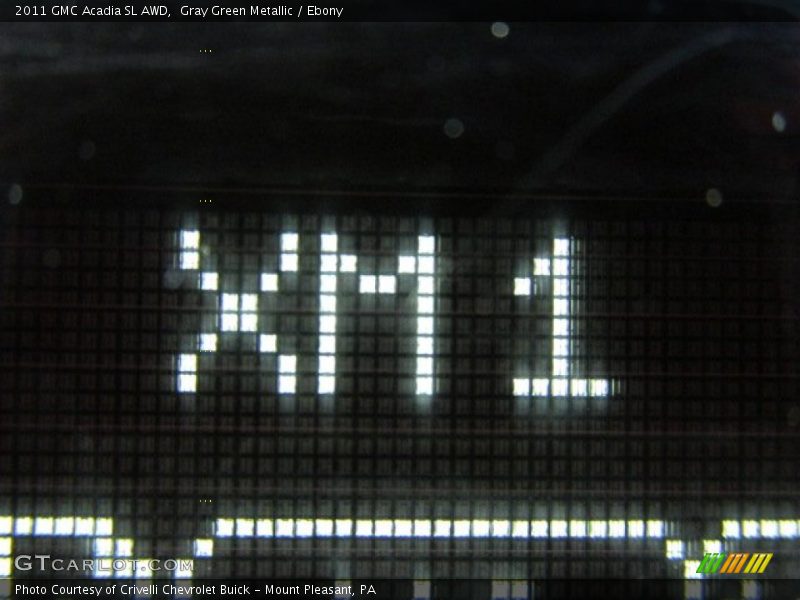 Gray Green Metallic / Ebony 2011 GMC Acadia SL AWD
