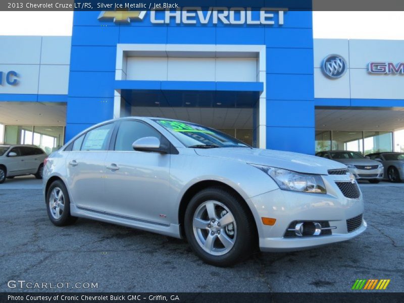 Silver Ice Metallic / Jet Black 2013 Chevrolet Cruze LT/RS