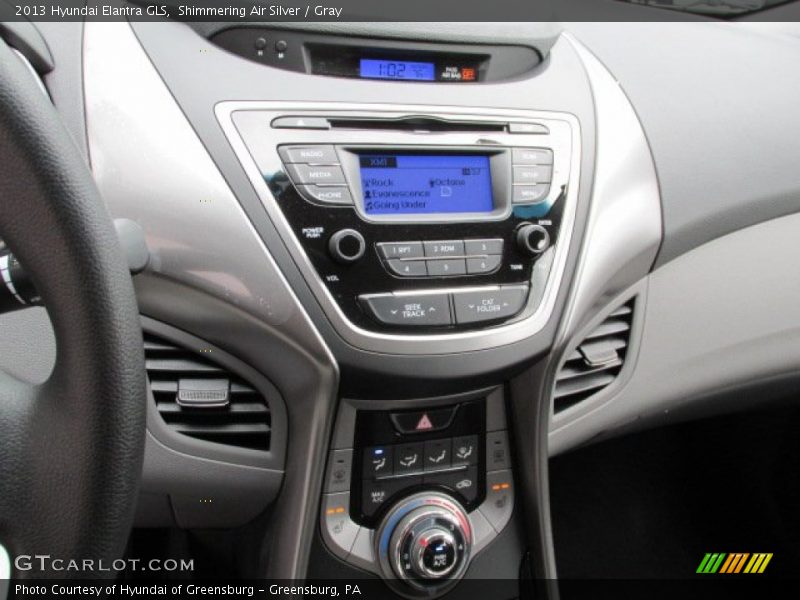 Shimmering Air Silver / Gray 2013 Hyundai Elantra GLS