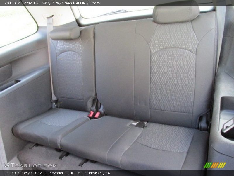 Rear Seat of 2011 Acadia SL AWD